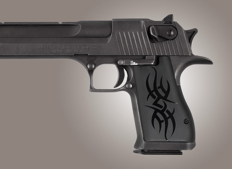 Desert Eagle Tribal Aluminum - Black Anodized