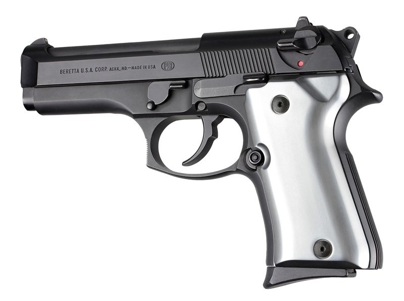 Beretta 92 Compact Aluminum - Brushed Gloss Clear Anodize 