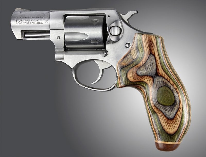 Ruger SP101 Lamo Camo No Finger Groove Stripe Cap