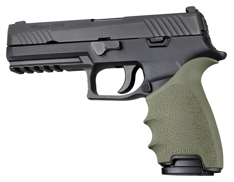 HandAll Beavertail Grip Sleeve Sig Sauer P320 OD Green