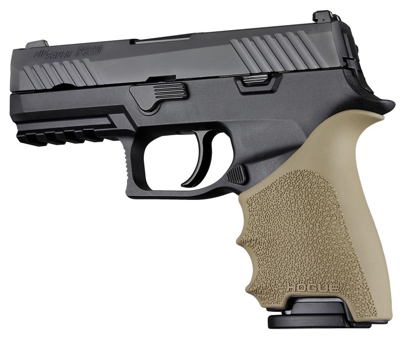 HandAll Beavertail Grip Sleeve Sig Sauer P320 Compact Flat Dark Earth