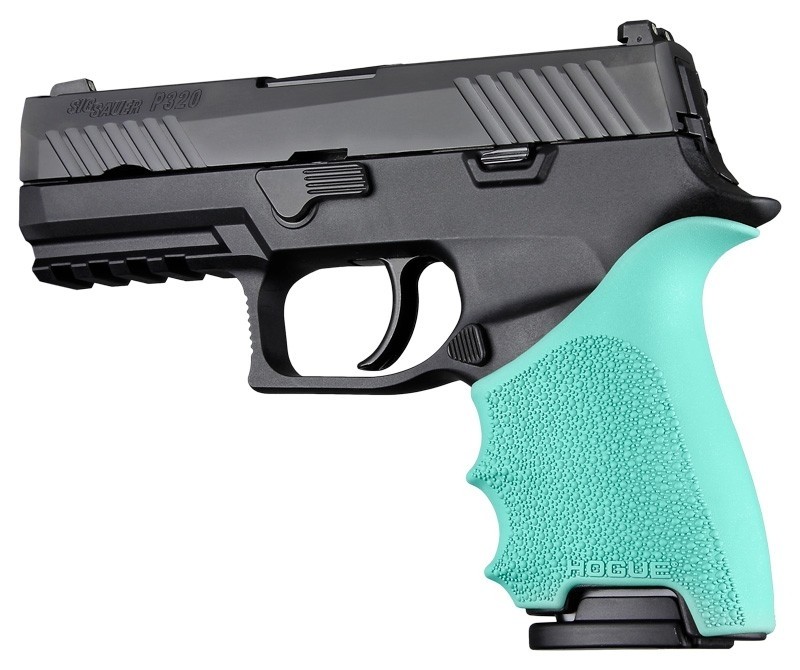 HandAll Beavertail Grip Sleeve Sig Sauer P320 Compact Aqua