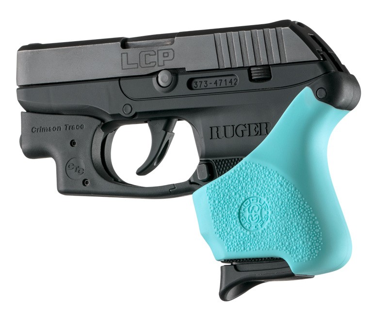 Handall Hybrid Ruger LCP Crimson Trace Button Grip Sleeve Aqua