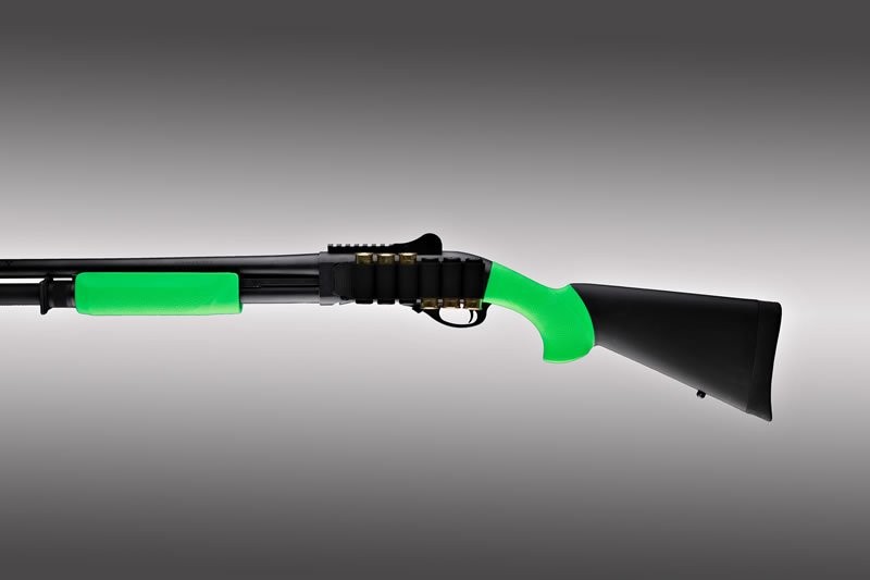 Remington 870 OverMolded Shotgun Stock kit with forend Zombie Green