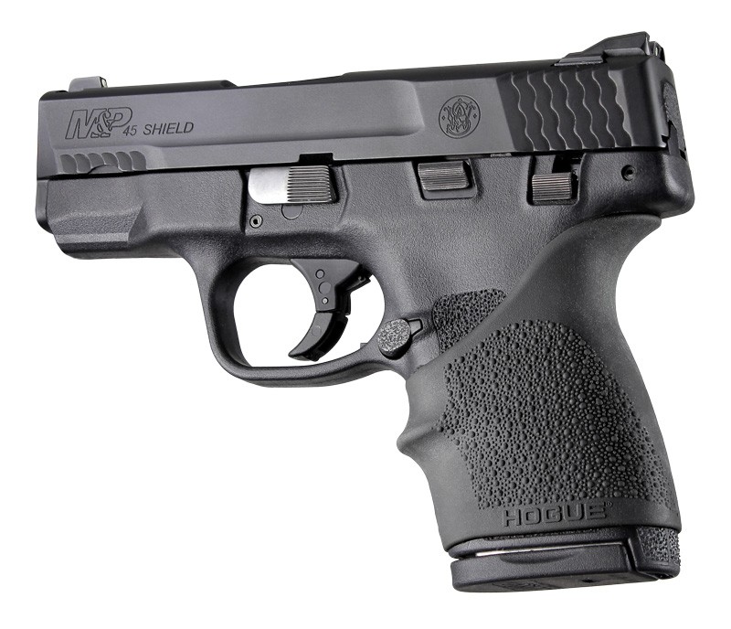 HandAll Beavertail Grip Sleeve S&W M&P Shield 45, Kahr P9/P40/CW9/CW40 Black