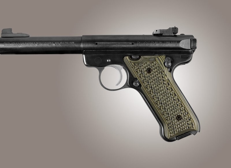 Ruger MK II / MK III Piranha Grip G10 - G-Mascus Green
