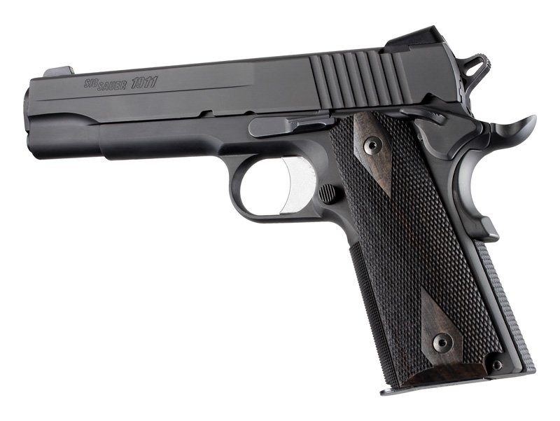 1911 Govt. Model Ebony Checkered Panels