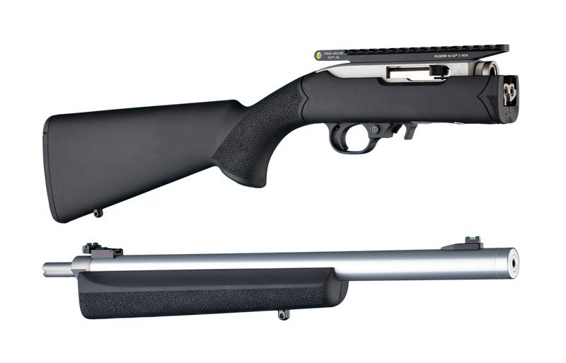 Ruger 10-22 Takedown .920" Diameter Barrel Black Rubber OverMolded Stock 