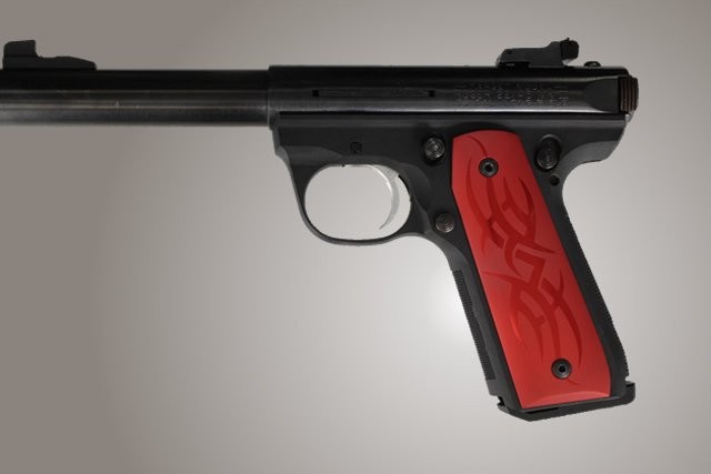 Ruger MK III 22/45 RP Tribal Aluminum - Red Anodize 