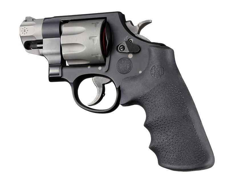 S&W K, L, N, X, Z Frame Round Butt Rubber Tamer Conversion Monogrip Black