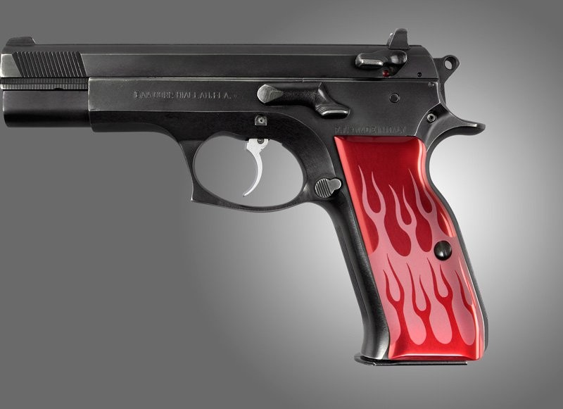 TZ-75 - EAA. P9 Flames Aluminum - Red Anodize