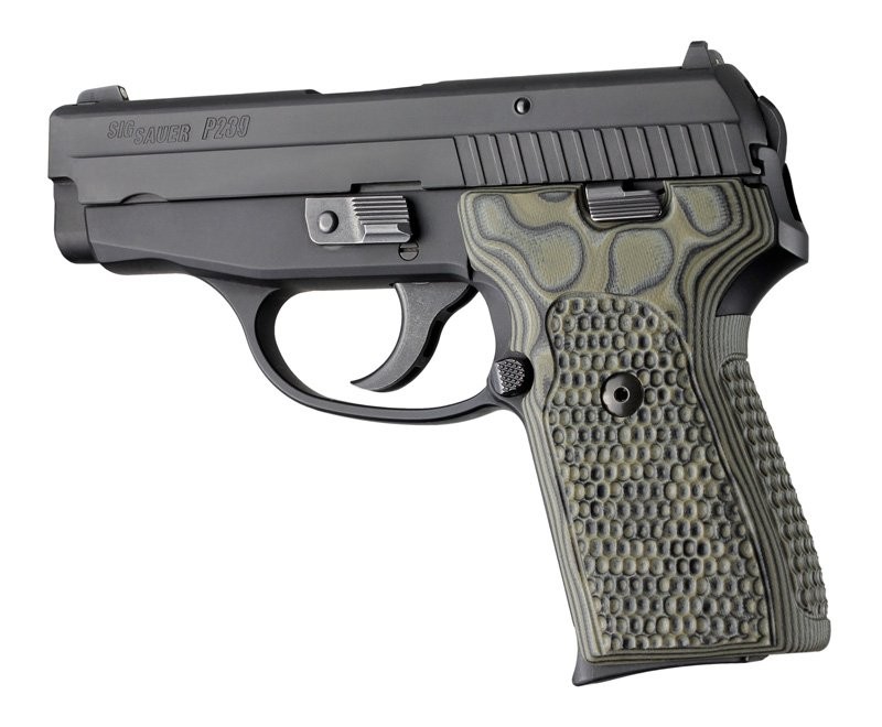 SIG Sauer P239 DAK Piranha Grip G10 - G-Mascus Green