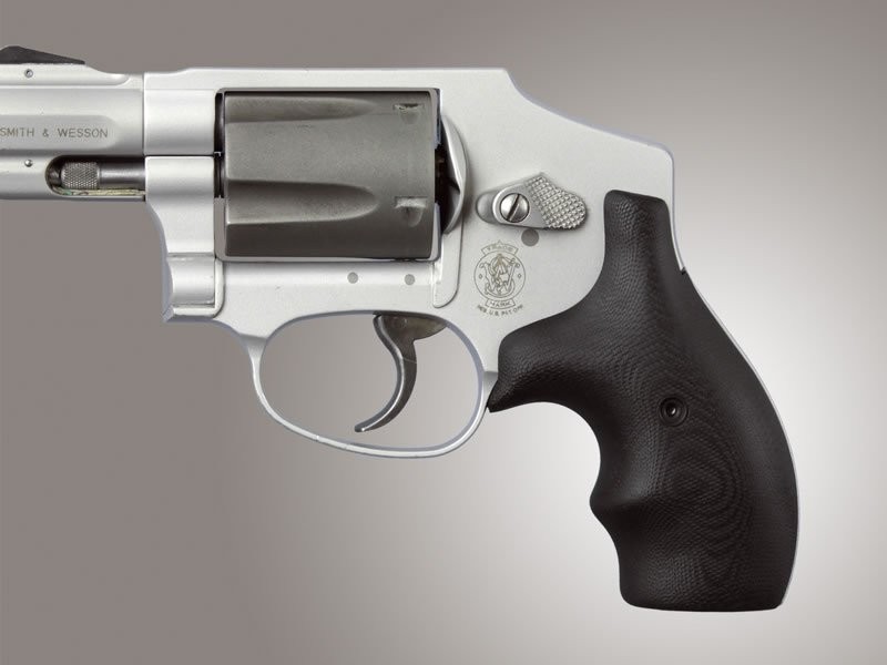 S&W J Frame Round Butt Bantam G10 - Solid Black