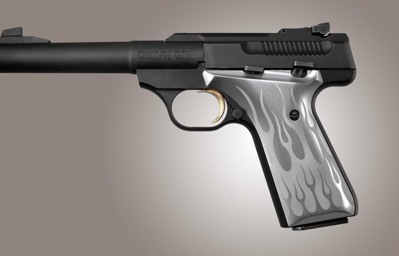 Browning BuckMark Flames Aluminum - Clear Anodize