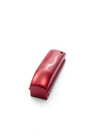 1911 Govt. Aluminum  Mainspring Housing Flames Arched Matte Red