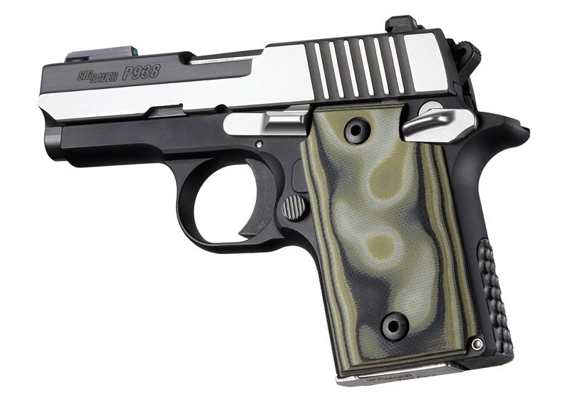 SIG Sauer P938 Ambi Smooth G10 - G-Mascus Green 