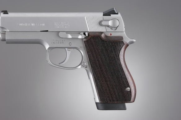 S&W 4516 series Rosewood Checkered
