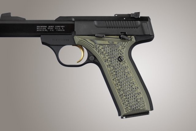 Browning BuckMark URX Piranha Grip G10 - G-Mascus Green