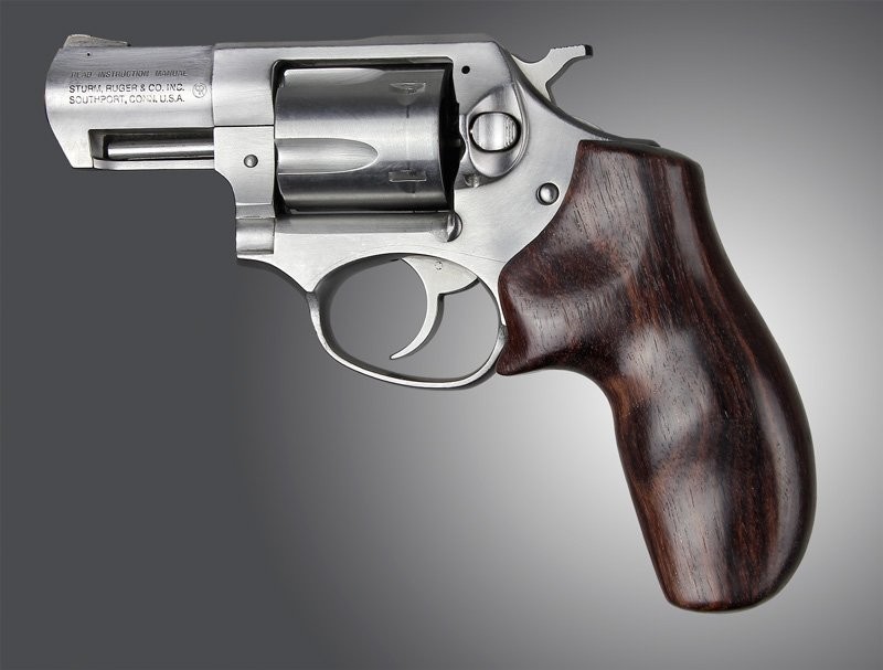 Ruger SP101 Rosewood No Finger Groove