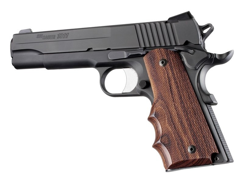 1911 Govt. Model Kingwood With Finger Grooves Checkered