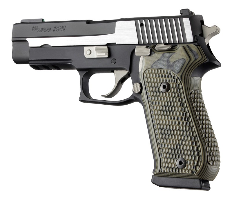 SIG Sauer P220 American Piranha Grip G10 - G-Mascus Green