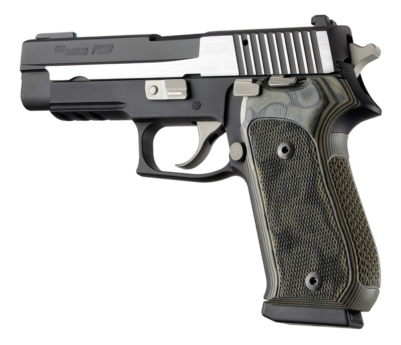 SIG Sauer P220 American Checkered G10 - G-Mascus Green