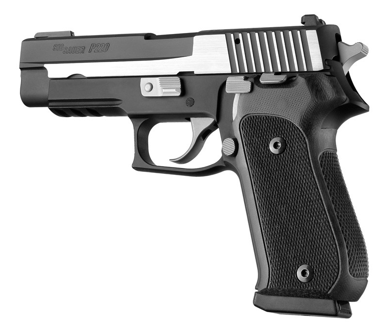 SIG Sauer P220 American Checkered G10 - Black