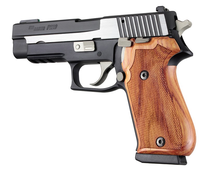 SIG Sauer P220 Tulipwood American Model Checkered