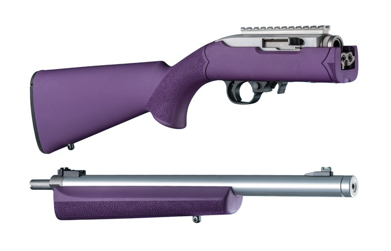 Ruger 10-22 Takedown .920" Diameter Barrel Purple Rubber OverMolded Stock
