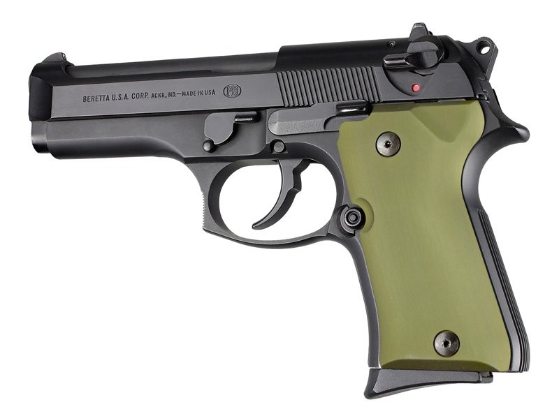 Beretta 92 Compact Aluminum - Matte Green Anodize 