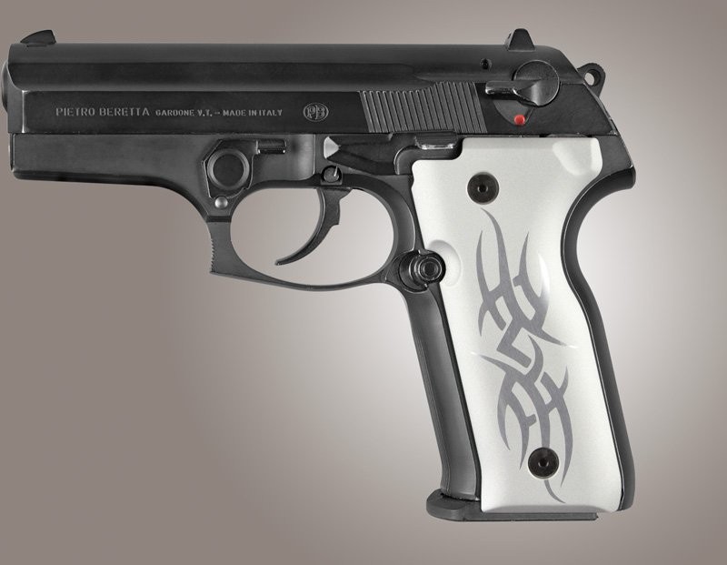 Beretta Cougar 8045 Tribal Aluminum - Clear Anodize