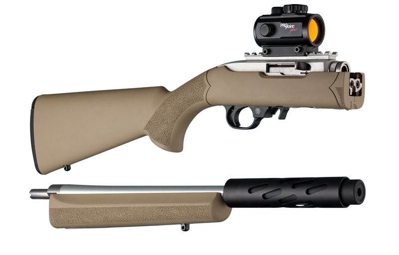 Ruger 10-22 Takedown Standard Barrel Flat Dark Earth Rubber OverMolded Stock 