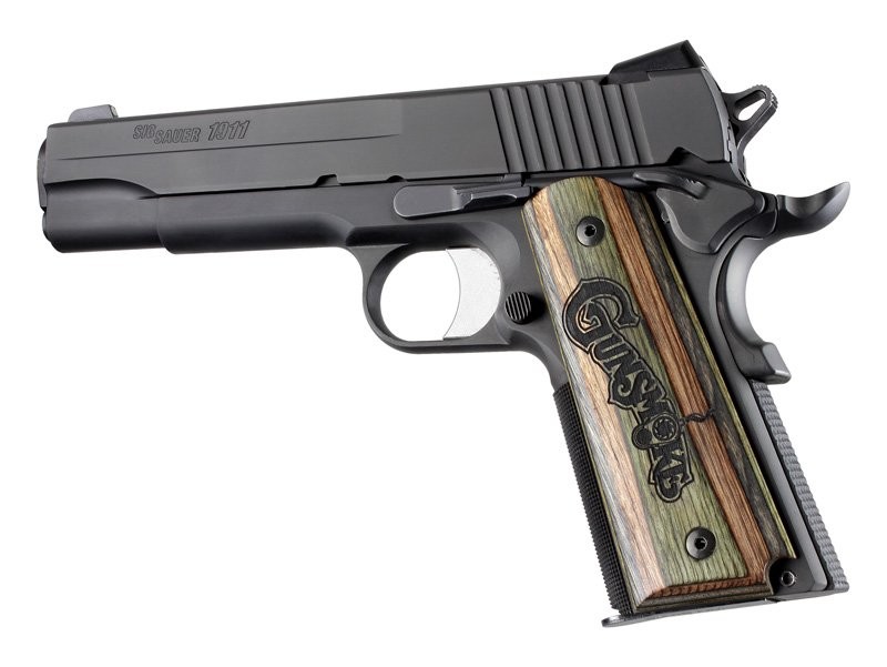 1911 Govt. Model Lamo Camo Ambi-Cut Panels with Gunsmoke Logo