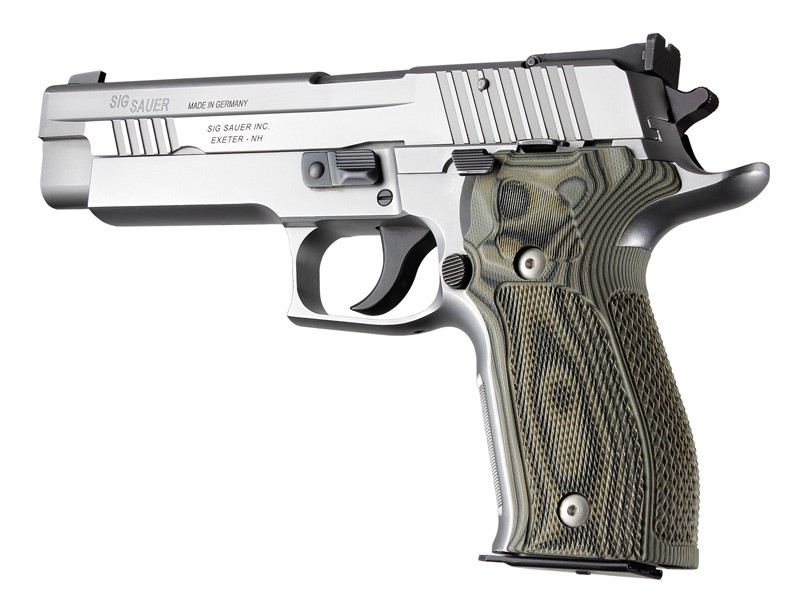 SIG Sauer P226 DA/SA Allround Checkered G10 - G-Mascus Green