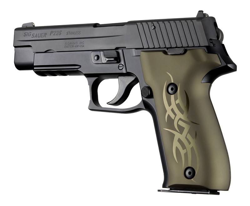 SIG Sauer P226 DAK Tribal Aluminum - Green Anodize