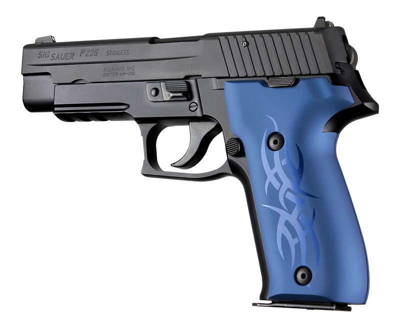 SIG Sauer P226 DAK Tribal Aluminum - Blue Anodize
