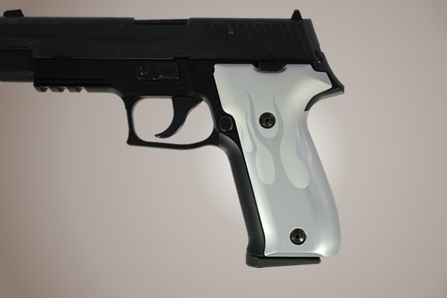 SIG Sauer P226 DAK Flames Aluminum - Clear Anodize