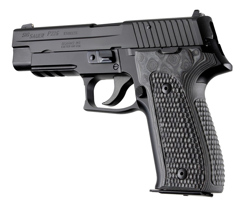 SIG Sauer P226 DAK Piranha Grip G10 - G-Mascus Black/Gray