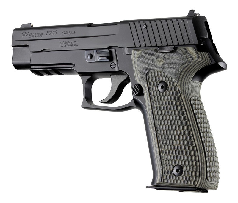 SIG Sauer P226 DAK Piranha Grip G10 - G-Mascus Green