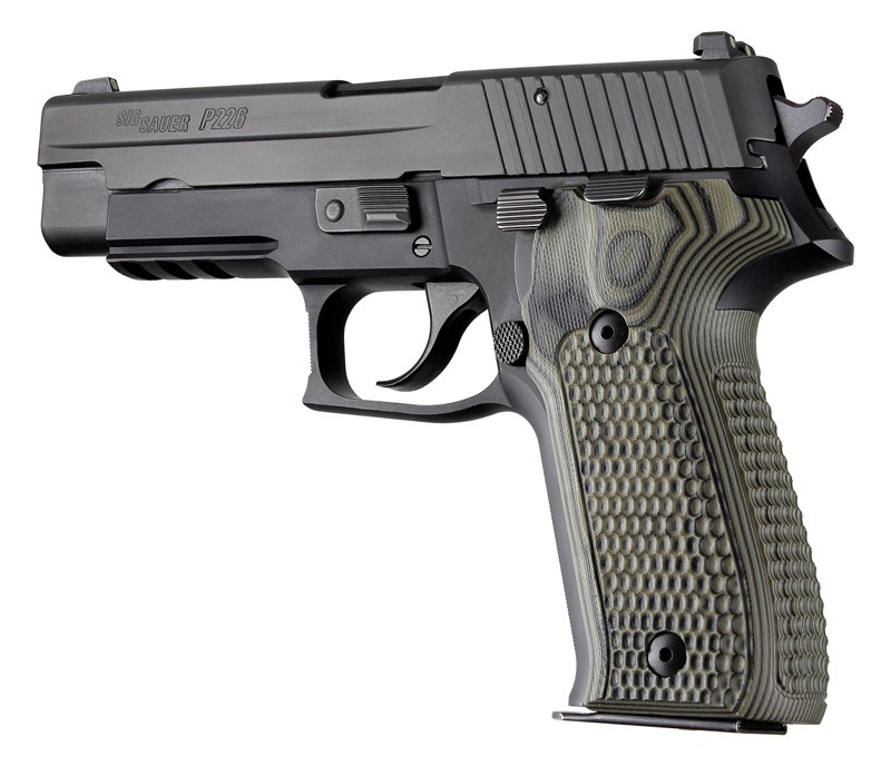 SIG Sauer P226 Piranha Grip G10 - G-Mascus Green