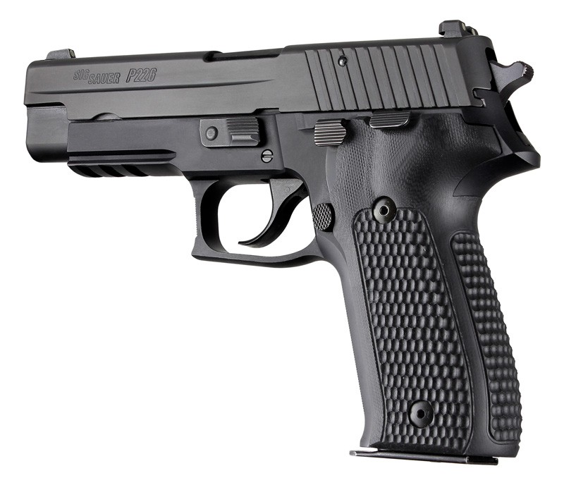 SIG Sauer P226 Piranha Grip G10 - Solid Black