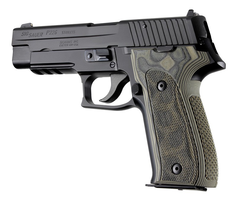 SIG Sauer P226 DAK Checkered G10 - G-Mascus Green