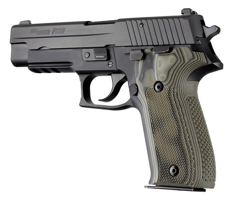 SIG Sauer P226 Checkered G10 - G-Mascus Green