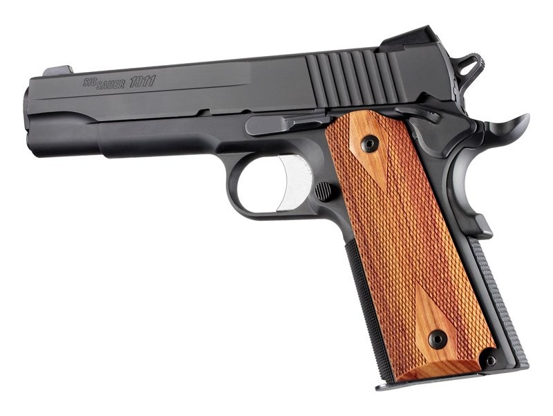 1911 Govt. Model Tulipwood Checkered Panels