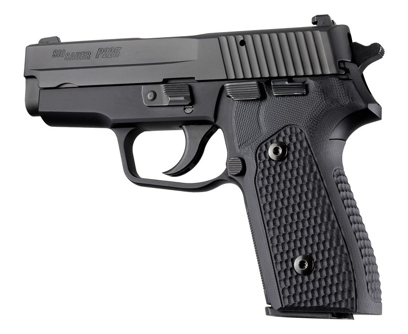 SIG Sauer P225-A1 Piranha Grip G10 - Solid black