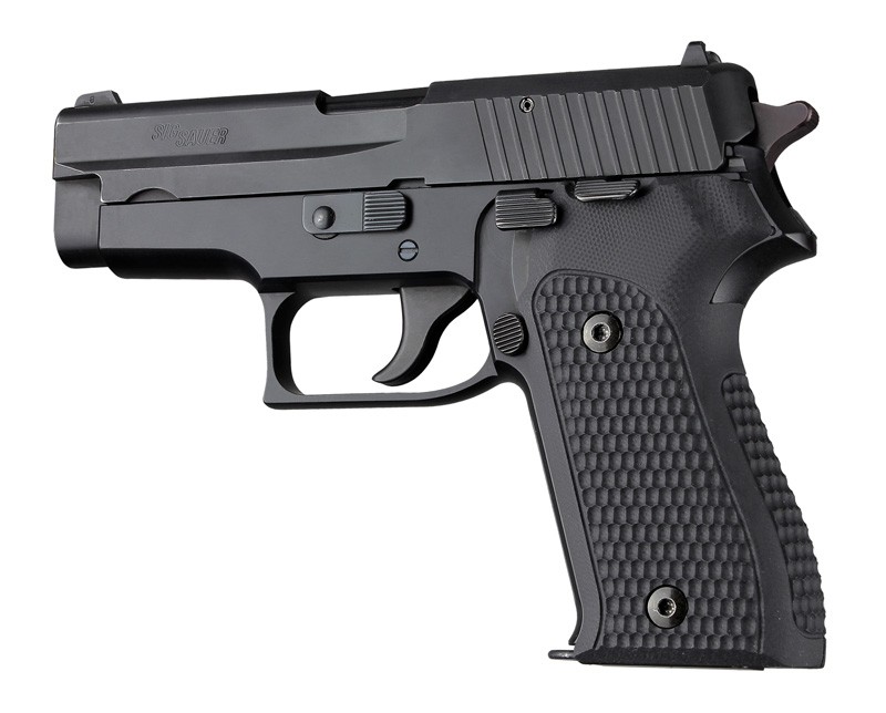 SIG Sauer P225 Piranha Grip G10 - Solid Black