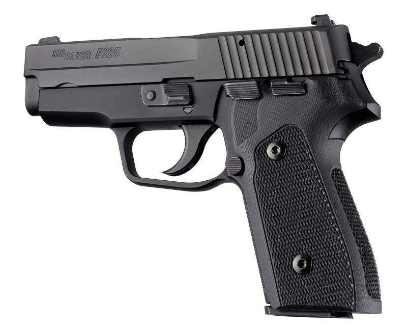 SIG Sauer P225-A1 Checkered G10 - Solid Black