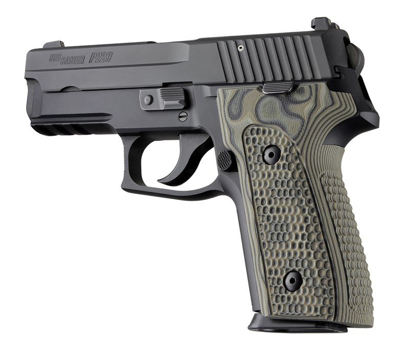 SIG Sauer P228 P229 DAK Piranha Grip G10 - G-Mascus Green