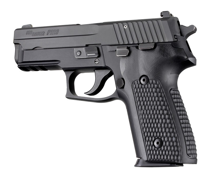 SIG Sauer P228 P229 Piranha Grip G10 - Solid Black