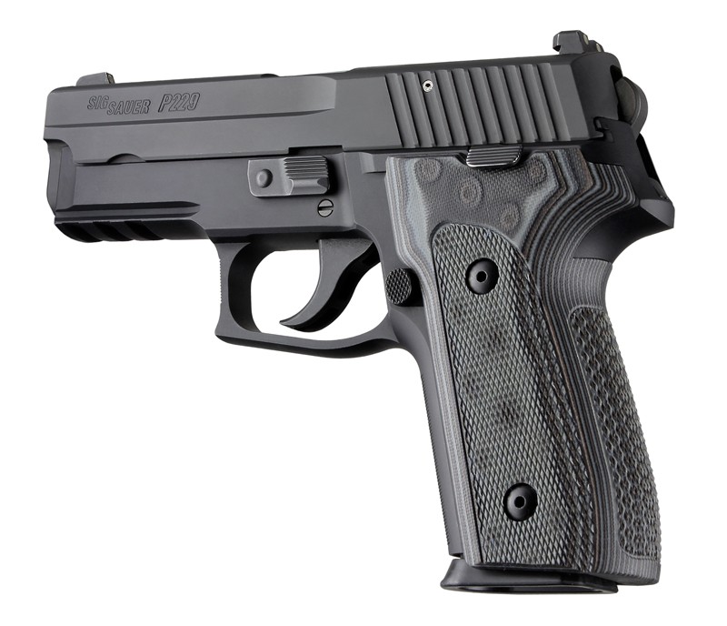 SIG Sauer P228 P229 DAK Checkered G10 - G-Mascus Black/Gray